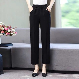 Quần Lanh Cotton Cho Phụ Nữ Trung Niên AQ12 - Hàng Quảng Châu Cao Cấp