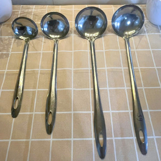 Vá múc canh, vá lẩu inox size 5,6,7,8,9  cán cách nhiệt nhỏ gọn phục vụ cho gia đình quán ăn