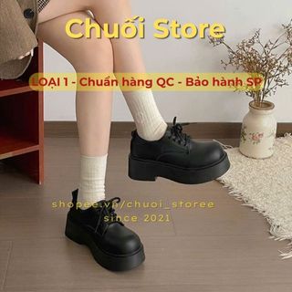Giày oxford nữ da PU tổng hợp dệt vải đế cao su nhẹ nhàng dễ thương tinh tế êm ái