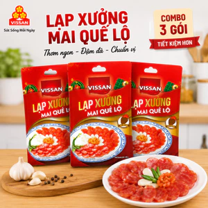 Lạp Xưởng Mai Quế Lộ Vissan 200g – Date Mới – HSD 7 Tháng – Lạp Xưởng Ngon