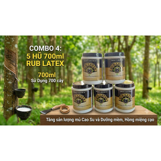 COMBO Kích thích mủ cao su RUB-LATEX 500ml Hoặc 700ml - Tiết Kiệm