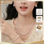 N903 Dây chuyển ngọc trai nhân tạo xinh xắn, chuỗi hạt ngọc trai thuỷ tinh phong cách vintage cho nữ