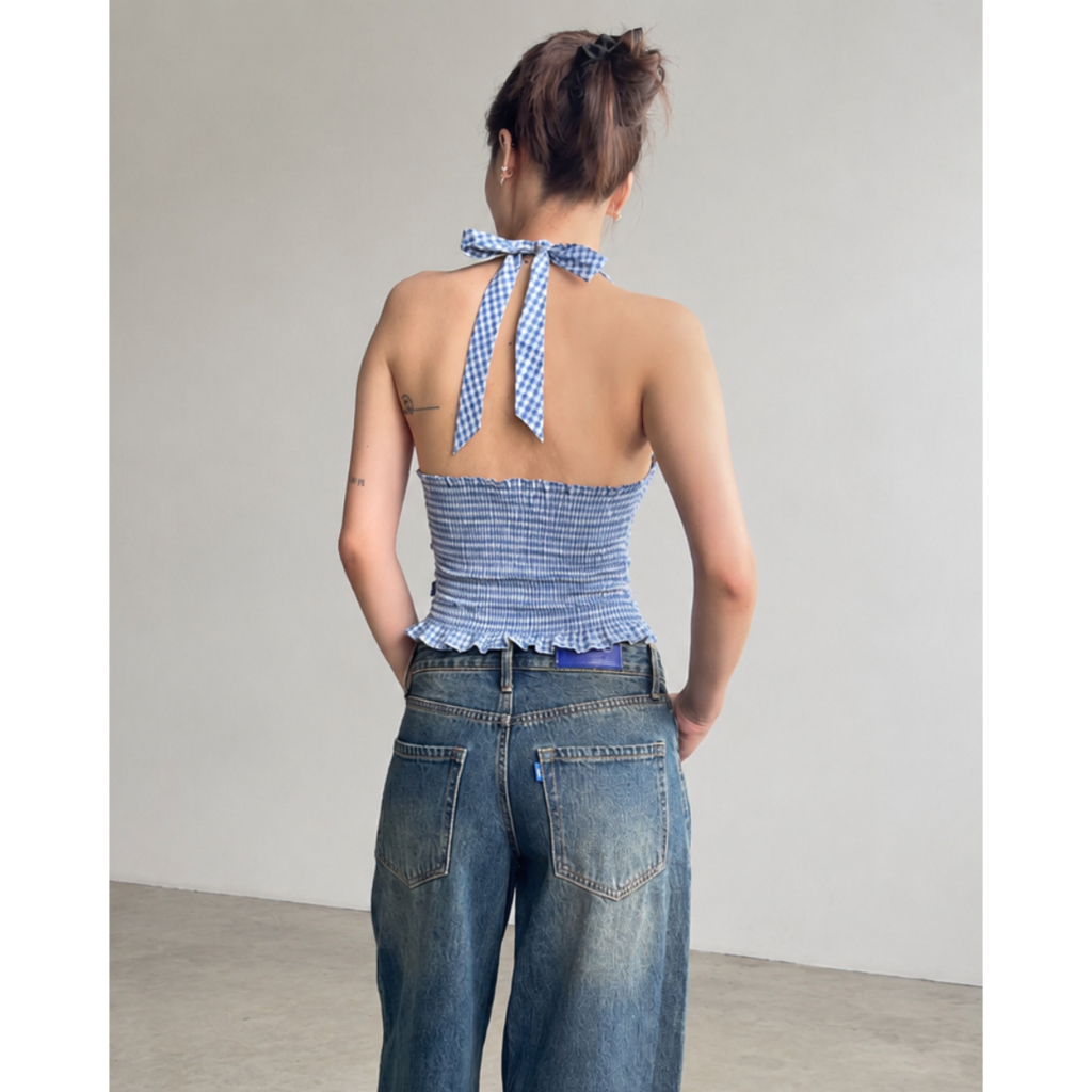 TheBlueTshirt - Áo kiểu phom dáng body fit cho nữ - Modern Corset Top - Women
