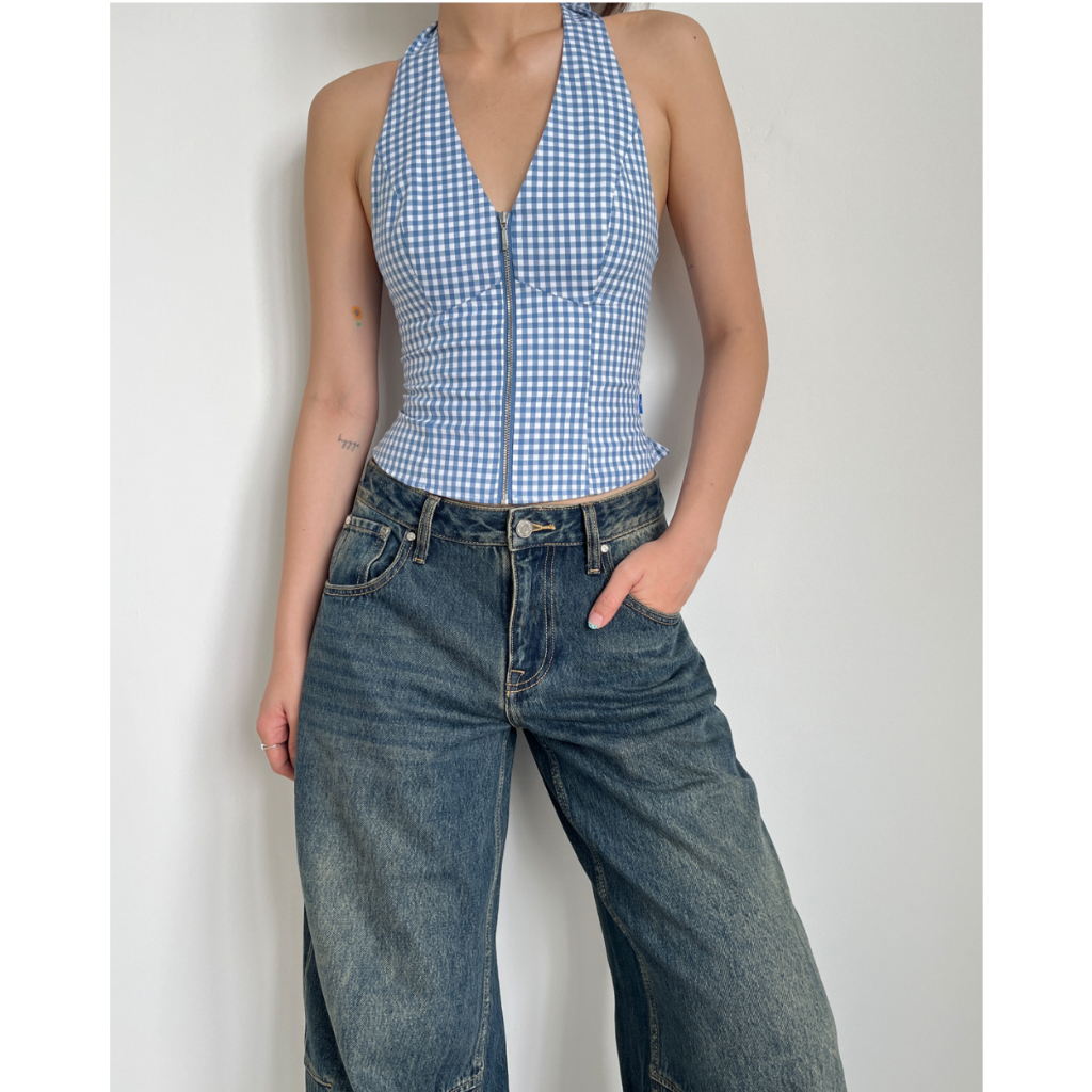 TheBlueTshirt - Áo kiểu phom dáng body fit cho nữ - Modern Corset Top - Women