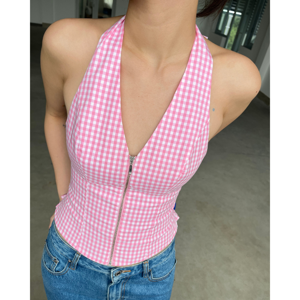 TheBlueTshirt - Áo kiểu phom dáng body fit cho nữ - Modern Corset Top - Women