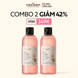 Combo 2 Nước sen Hậu Giang (toner) giúp phục hồi đa nhiệm cho da rất nhạy cảm Cocoon 310ml