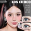 Lens mắt FA-105 Black màu đen nhám giãn tròng tự nhiên, size vừa, thương hiệu LUNA EYES