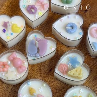Nến thơm thủ công mini - Hương thơm tinh dầu, quà tặng sinh nhật, quà tặng bạn bè - Tealight - ONIÕ