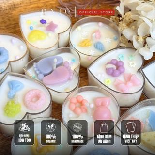 Nến thơm thủ công mini - Hương thơm tinh dầu, quà tặng sinh nhật, quà tặng bạn bè - Tealight - ONIÕ