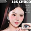 Lens mắt FA-105 Choco màu nâu socola tự nhiên, size vừa - thương hiệu LUNA EYES