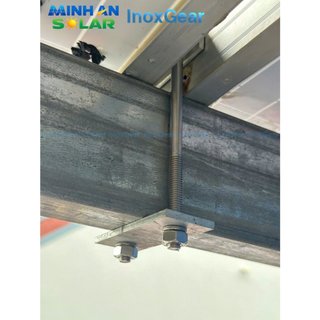 Ảnh 5 – Cùm U Chống Bão Lắp Đặt Tấm Pin Năng Lượng Mặt Trời Inox304