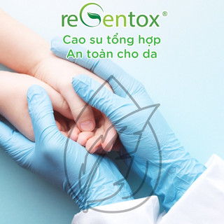 [KHÔNG BỘT] Găng Tay Y Tế Nitrile ValueBox Regentox 240mm, Kháng Hóa Chất, An Toàn Cho Da Chống Thủng, 100 Cái/hộp