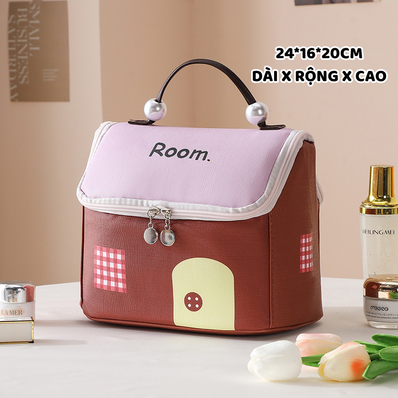 Túi Đựng Mỹ Phẩm, Đựng Đồ Makeup ENODA HOME, Túi Đựng Đồ Cá Nhân Cầm Tay, Dung Tích Lớn TUIPU011