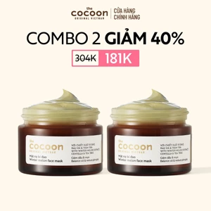 Combo 2 mặt nạ bí đao Cocoon giảm dầu & mụn 30ml