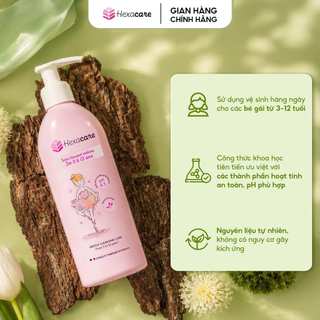 Dung Dịch Vệ Sinh Cho Bé Gái Hexacare | Cân Bằng PH, Làm Sạch, Cấp Ẩm, Dịu Nhẹ 200ml
