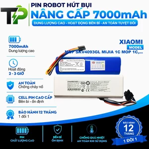 PIN ROBOT XIAOMI MOP SKV4093GL MIJIA 1C MOP 1C NÂNG CẤP BẢO HÀNH 12 THÁNG