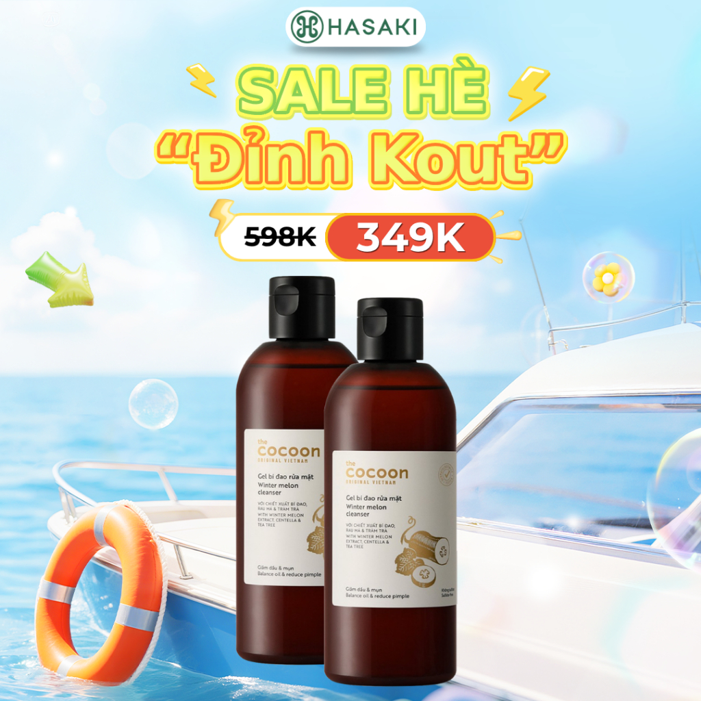 Gel Rửa Mặt Bí Đao Cocoon Làm Giảm Dầu & Mụn