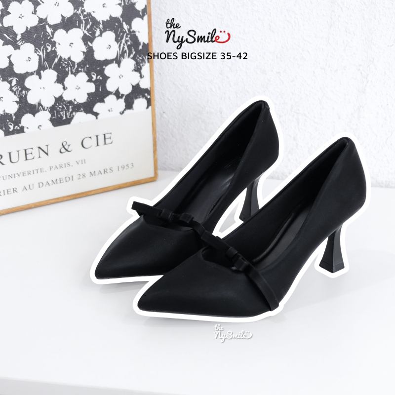 Giày cao gót 7cm BIG SIZE 35 - 39 , giày công sở , giày dự tiệc sang chảnh - THENYSMILE - FERIN