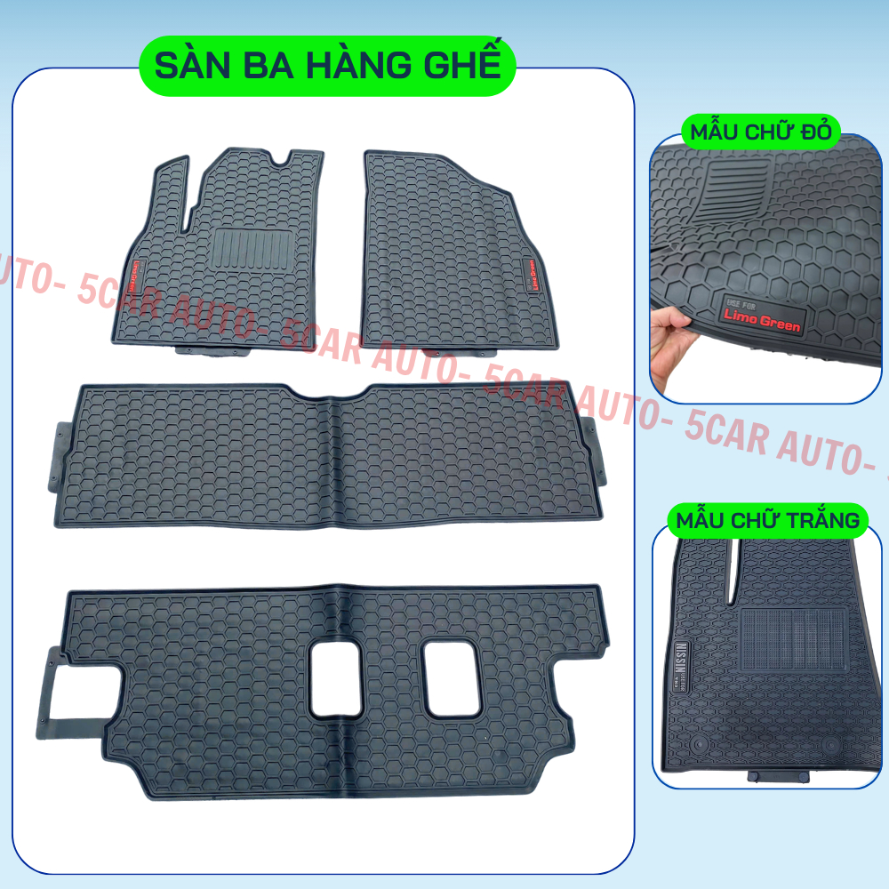 Thảm Lót Sàn Cao Su Xe Ôtô - Các Dòng Xe - Chất Liệu Cao Su Đúc Không Mùi, Vừa Khít Form Xe- Chống Nước, Dễ Dàng Lắp Đăt