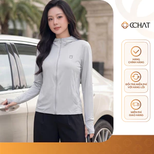 Áo Chống Nắng Nữ 𝐂𝐂𝐇𝐀𝐓 Dáng Suông DailyWear Có Mũ Chất Liệu Thun Lạnh Mềm Mát 16KDC2005ST