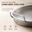 SET Khay Kèm Vỉ Lưới Lọc Dầu Inox Chống Dính Có Tay Cầm - Khay Ráo Dầu Chiên Rán Thực Phẩm, Dùng Cho Nồi Chiên Không Dầ