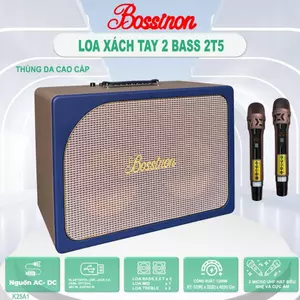 LOA XÁCH TAY BOSSINON K25A1- MẪU CHIẾC LÁ MỚI RA MẮT- CÔNG SUẤT 1200W