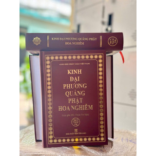 Sách - Kinh Đại Phương Quảng Phật Hoa Nghiêm (bộ 4 cuốn) - Bìa cứng