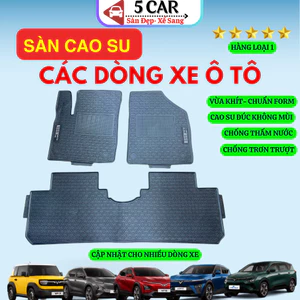 Thảm Lót Sàn Cao Su Xe Ôtô - Các Dòng Xe - Chất Liệu Cao Su Đúc Không Mùi, Vừa Khít Form Xe- Chống Nước, Dễ Dàng Lắp Đăt