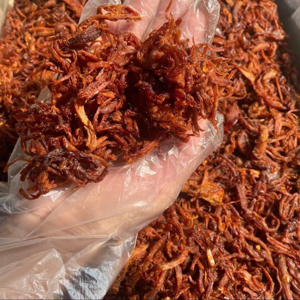 Khô Gà Cháy Tỏi ( Hương Vị Heo) - Ngon Thơm Đậm Đà - Đạt Chuẩn ATVSTP - Kèm Tỏi Sấy Giòn