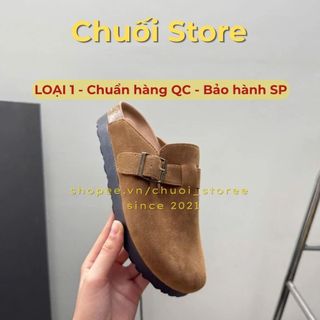Giày sục nữ da PU tổng hợp dệt vải đế cao su dễ phối đồ năng động basic xinh
