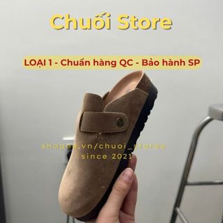 Giày sục nữ da PU tổng hợp dệt vải đế cao su dễ phối đồ năng động basic xinh