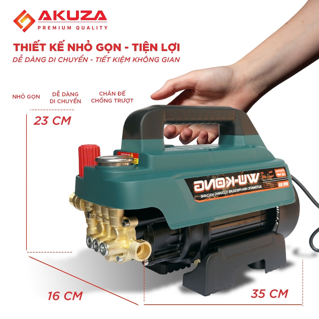 Máy xịt rửa xe, Wukong WK 03, XPOWER RX-3K có chỉnh áp, Vệ Sinh máy lạnh, rửa xe, rửa sân