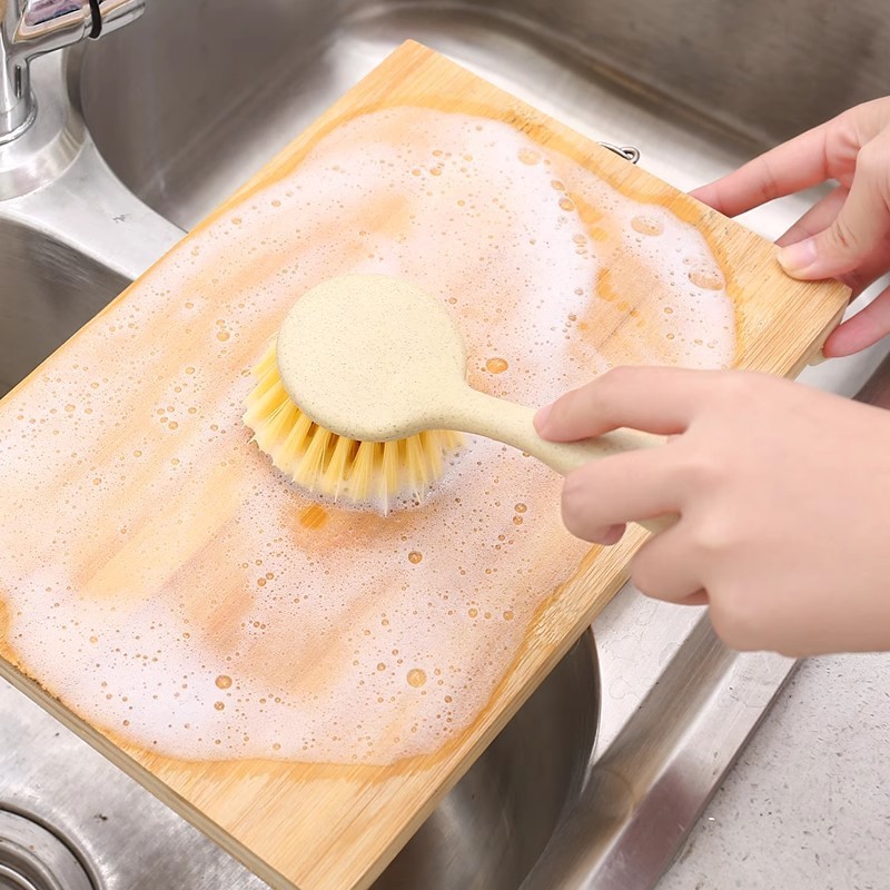 Bàn chải cọ rửa xoong nồi, bồn rửa chén bát, chà sàn, mặt bếp, bồn tắm cán dài - Chổi cọ vệ sinh KooBee (CSNC14)