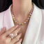 Nhẫn Ngoc Trai Đá Nhân Tạo Nhiều Màu Nhiều Size Hạt Thanh Lịch, Sang Trọng - DAISYN