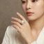 Nhẫn Ngoc Trai Đá Nhân Tạo Nhiều Màu Nhiều Size Hạt Thanh Lịch, Sang Trọng - DAISYN