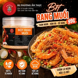 Bột Rang Muối Hộp 99G - Thương Hiệu Bu Phương Ẩm Thực - Dùng Cho Các Món Rang Muối.