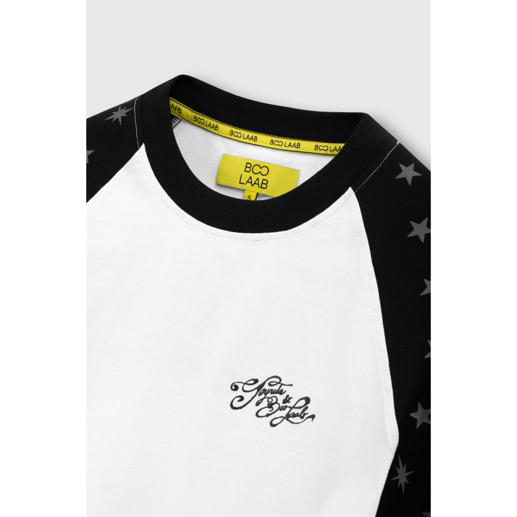 Áo Thun BOO Babytee Polka Star Tay Raglan BOOLAAB In Họa Tiết Chất Liệu Thoáng Mát