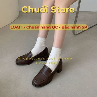 Giày oxford nữ da PU tổng hợp dệt vải đế cao su nhẹ nhàng tinh tế đáng yêu nữ tính