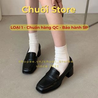 Giày oxford nữ da PU tổng hợp dệt vải đế cao su nhẹ nhàng tinh tế đáng yêu nữ tính