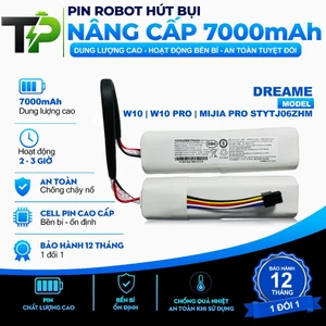 PIN ROBOT HÚT BỤI NÂNG CẤP DREAME W10 | W10 PRO | MIJIA PRO STYTJ06ZHM BẢO HÀNH 9 THÁNG