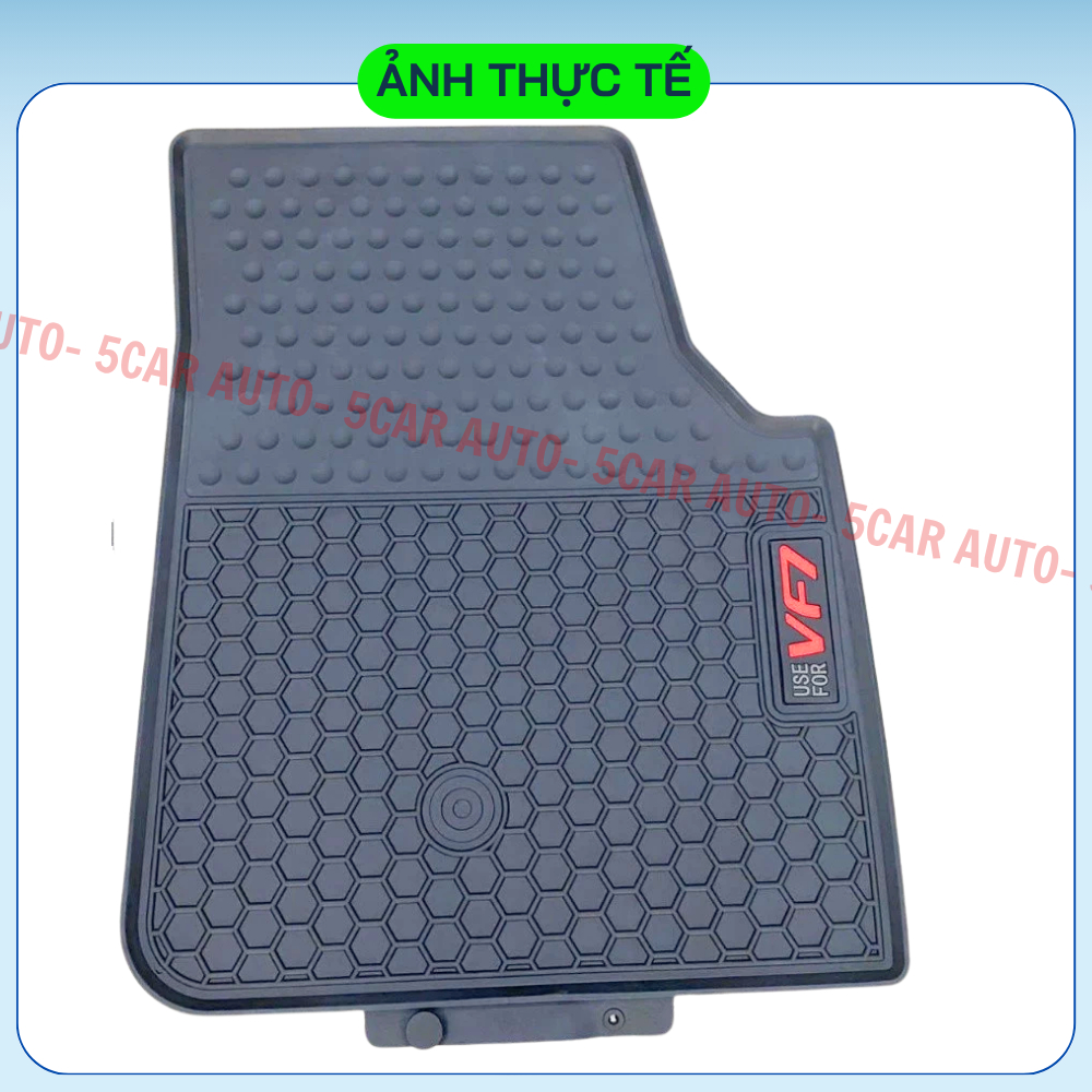 Thảm Lót Sàn Cao Su Xe VINFAST VF7 - Cao su đúc Không Mùi , Vừa Khít Form Xe- Chống Nước, Dễ Dàng Lắp Đặt