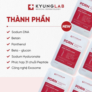 Set 10 Mặt Nạ Dưỡng Ẩm KyungLab PDRN Mask Phục Hồi Da Ngăn Ngừa Lão Hoá