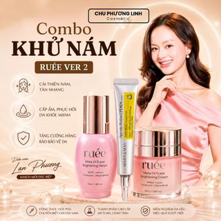 Combo Phục Hồi Kem Đêm + Serum Ruee Ver 2 + Retinol Mary&May CB0366 - Dưỡng Trắng, Phục Hồi, Làm Đều Màu Da
