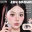 Lens mắt FB-284 Brown màu nâu loang trong trẻo tự nhiên, không viền, size nhỏ - LUNA EYES
