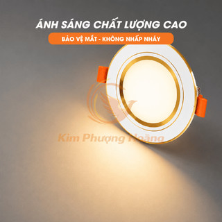 Đèn Led Âm Trần 7W, 9W, 12W【NGUỒN RỜI】Phi 90,Phi 110 Led Âm Trần, Đèn Downlight Âm Trần Thạch Cao