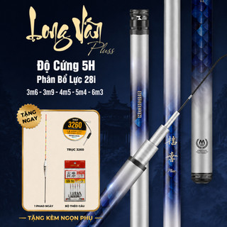 Cần Câu Tay Gw Long Vân Plus 5H 28i Tải Cá 7kg Tặng Kèm Phụ Kiện Cao Cấp