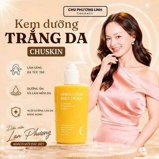 Kem Dưỡng Trắng Body Chuskin MP1474 - Dưỡng Ẩm, Làm Mềm Da, Nâng Tone Body Nhanh Chóng