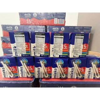 [Nhập Khẩu BaLan] Thùng 24 Hộp 200mL Sữa Tươi Tiệt Trùng Łowicz 100% UHT 3.5% Béo, Tiện Lợi Học Tập Giàu Canxi & Protein