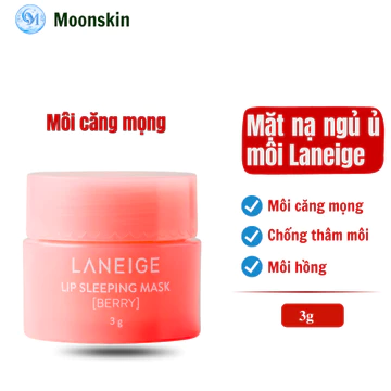 Mặt Nạ Ngủ Môi Laneige Lip Sleeping Mask 3g, Dưỡng Ẩm Môi, Căng Mịn, Giảm Nứt Nẻ