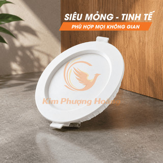 Đèn Led Âm Trần Không Viền , Đèn Downlight DOB công suất 5W, 9W, 12W Led Âm Trần 3 Màu Ánh Sáng